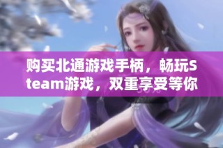 购买北通游戏手柄，畅玩Steam游戏，双重享受等你来体验