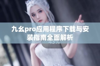 九幺pro应用程序下载与安装指南全面解析