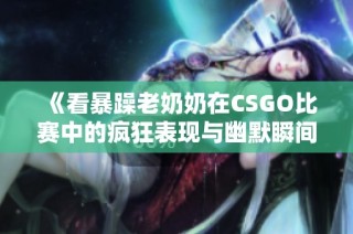 《看暴躁老奶奶在CSGO比赛中的疯狂表现与幽默瞬间》