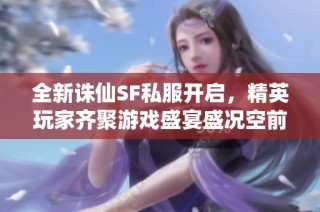 全新诛仙SF私服开启，精英玩家齐聚游戏盛宴盛况空前