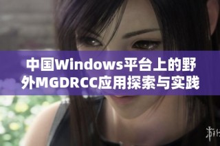 中国Windows平台上的野外MGDRCC应用探索与实践