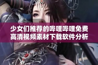 少女们推荐的哔哩哔哩免费高清视频素材下载软件分析