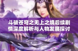 斗破苍穹之无上之境后续剧情深度解析与人物发展探讨