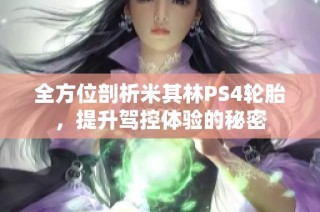 全方位剖析米其林PS4轮胎，提升驾控体验的秘密