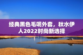 经典黑色毛呢外套，秋水伊人2022时尚新选择