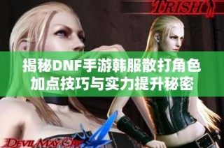 揭秘DNF手游韩服散打角色加点技巧与实力提升秘密