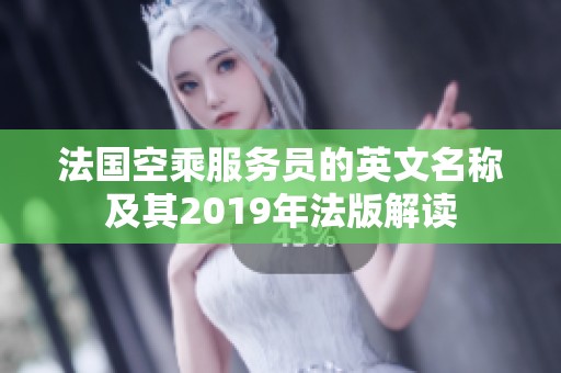 法国空乘服务员的英文名称及其2019年法版解读