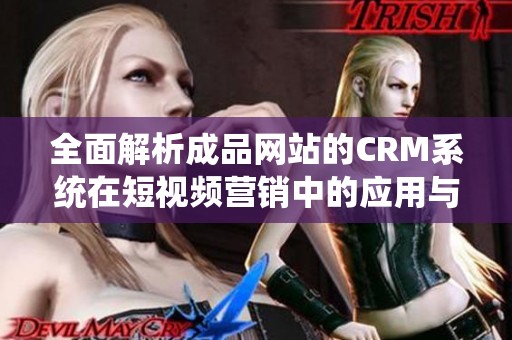 全面解析成品网站的CRM系统在短视频营销中的应用与优势